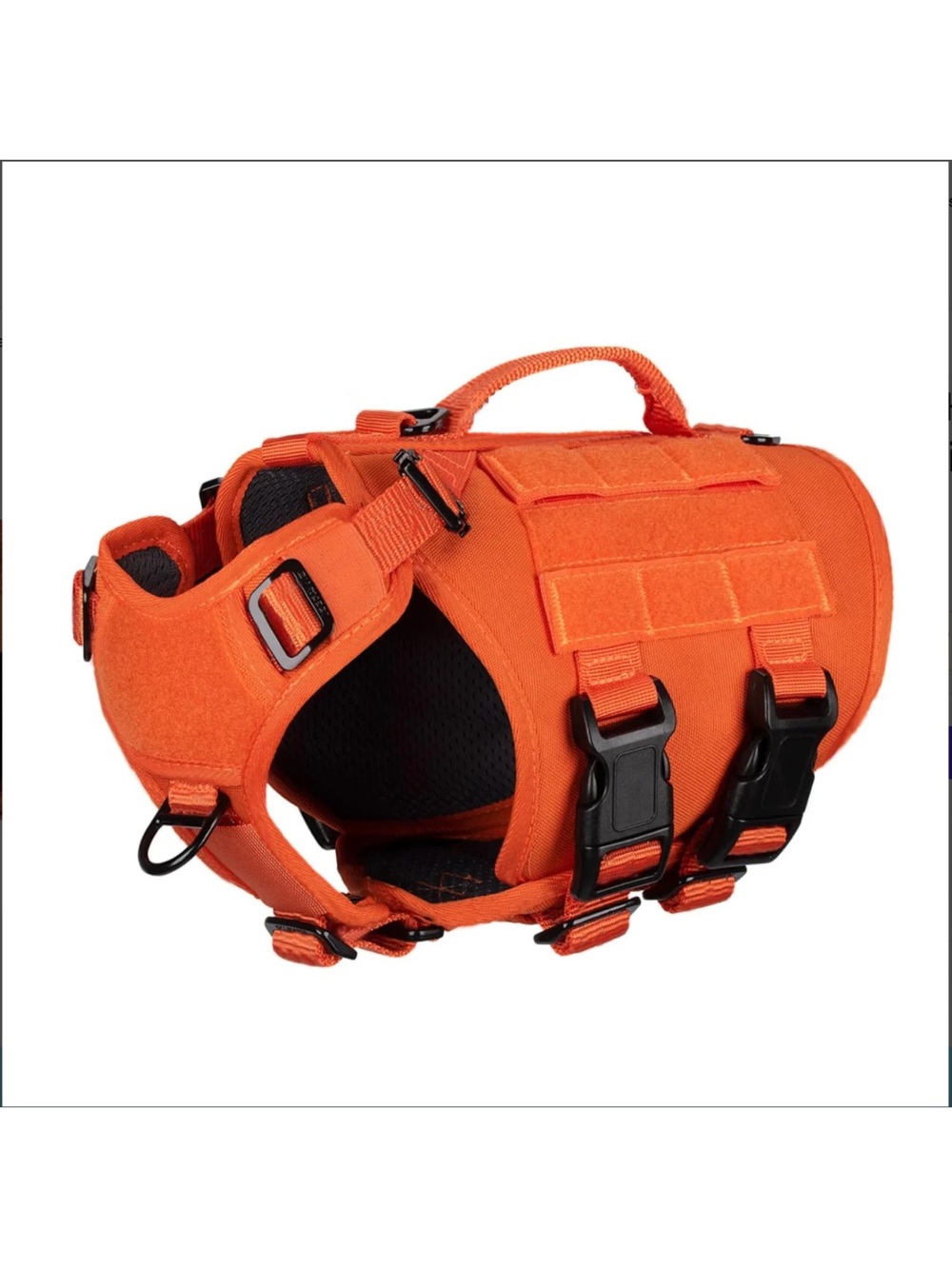 icefang tactical dog harness Small size Blaze orange